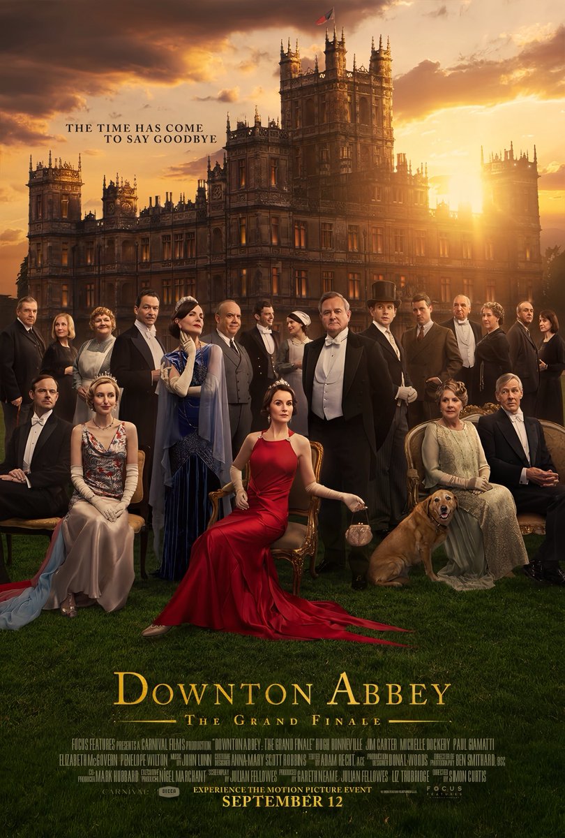 #DowntonAbbey เรื่องราวของชนชั้นสูงชาวอังกฤษและคนรับใช้ในคฤหาสน์ Downton Abbey 

สนุกมาก Production ดี 
มีเรื่องราวให้น่าติดตามตลอด ดำเนินเรื่องตั้งแต่ปี 1912 - 1930 ตาม Timeline ในเรื่อง 

มีซีรีส์ 6 Season และเวอร์ชั่นหนังที่เรื่องราวต่อกันอีก 3 ภาค MUST WATCH!!