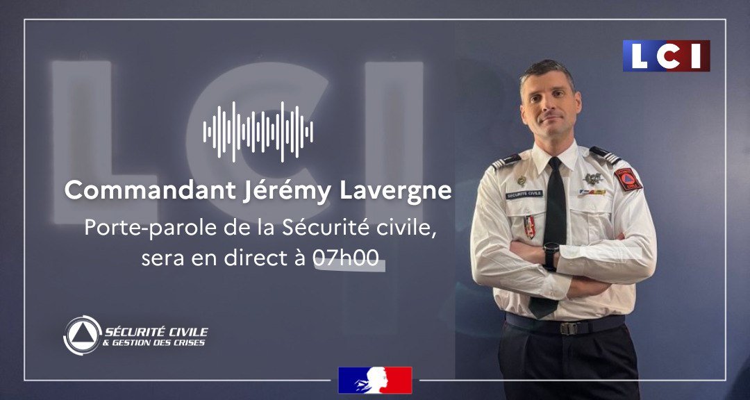 Porte-parole de la Sécurité civile tweet media