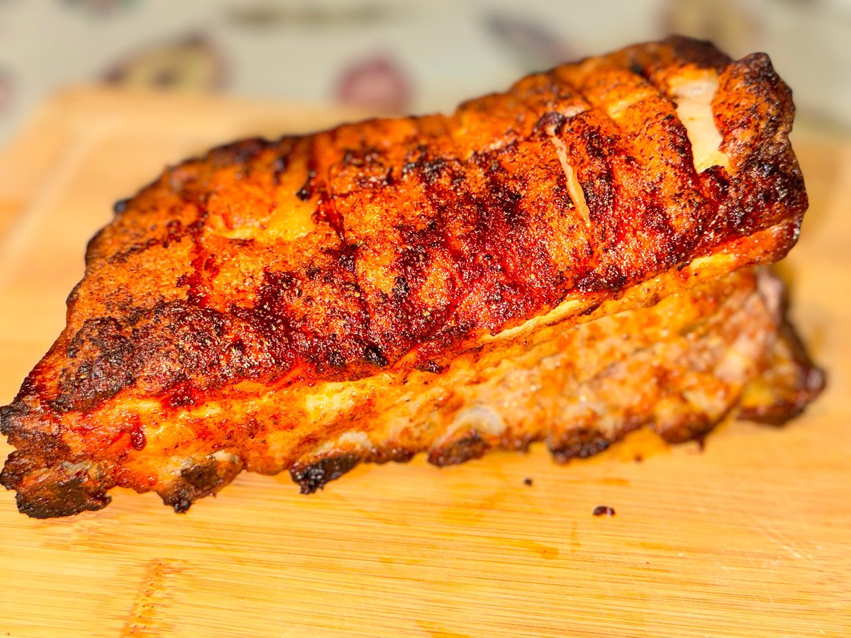 Was feeling like some grilled ribs and yoh, entered the kitchen and made myself this.🤞

Came out yummy 😍