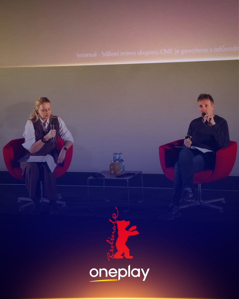 Voyo_cz's tweet photo. Ředitel vývoje TV Nova a Oneplay Michal Reitler a kreativní producentka Lenka Szántó dnes na Berlinale představili festivalovému publiku obsahovou strategii Oneplay: "Jsme dnes nejvýznamnějším streamingovým hráčem a producentem vlastní tvorby v Česku. Chceme být pro své předplatitele předvídatelnou a srozumitelnou službou. Proto sázíme na silné lokální příběhy, které rezonují s životy našich diváků a přinášejí jim inspiraci." 👏