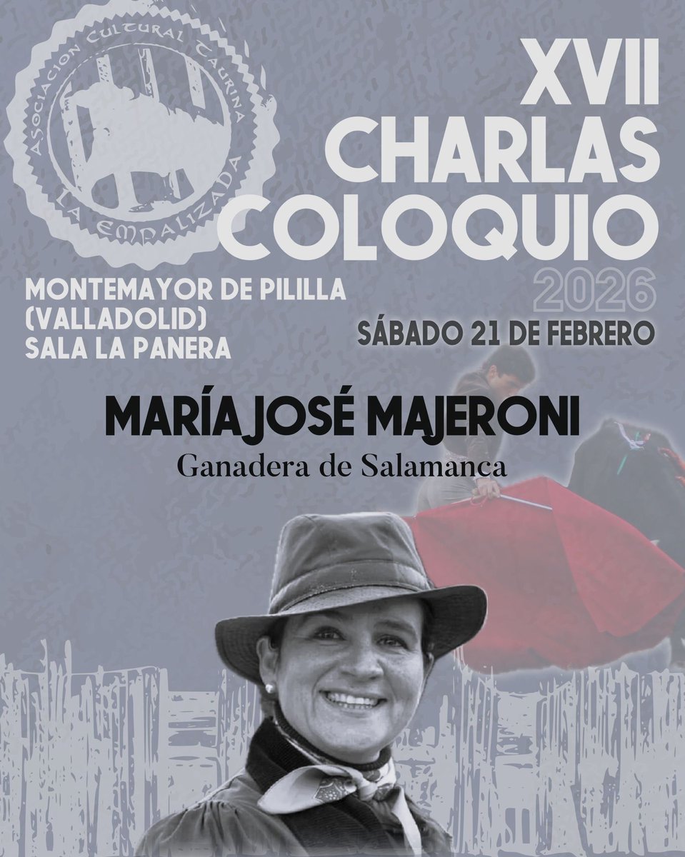 Comenzamos a presentar a nuestros protagonistas del sábado 21 de Febrero: María José Majeroni <a href="/CastillejodeH/">Castillejo de Huebra</a> ganadera salmantina de histórica tradición familiar.Descubriremos el trabajo y dedicación,los murubes de Castillejo de Huebra y la estela de los afamados Sánchez/Cobaleda