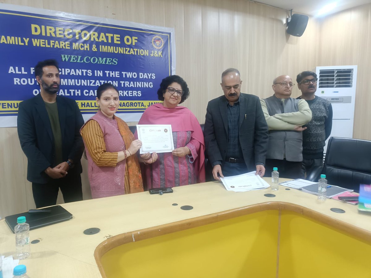 Directorate of Family Welfare, MCH & Imm. J&K tweet media