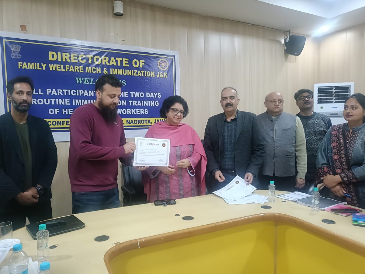 Directorate of Family Welfare, MCH & Imm. J&K tweet media