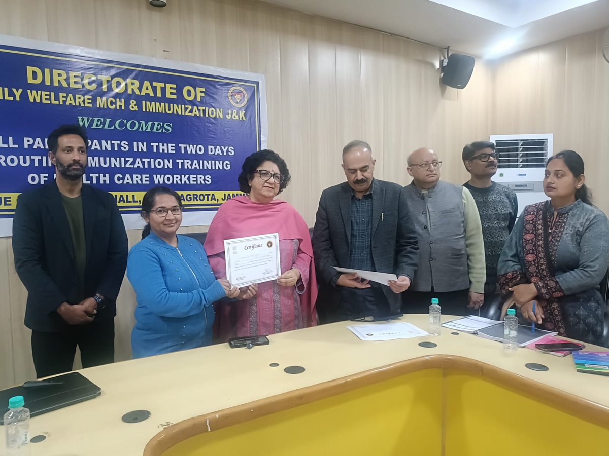 Directorate of Family Welfare, MCH & Imm. J&K tweet media
