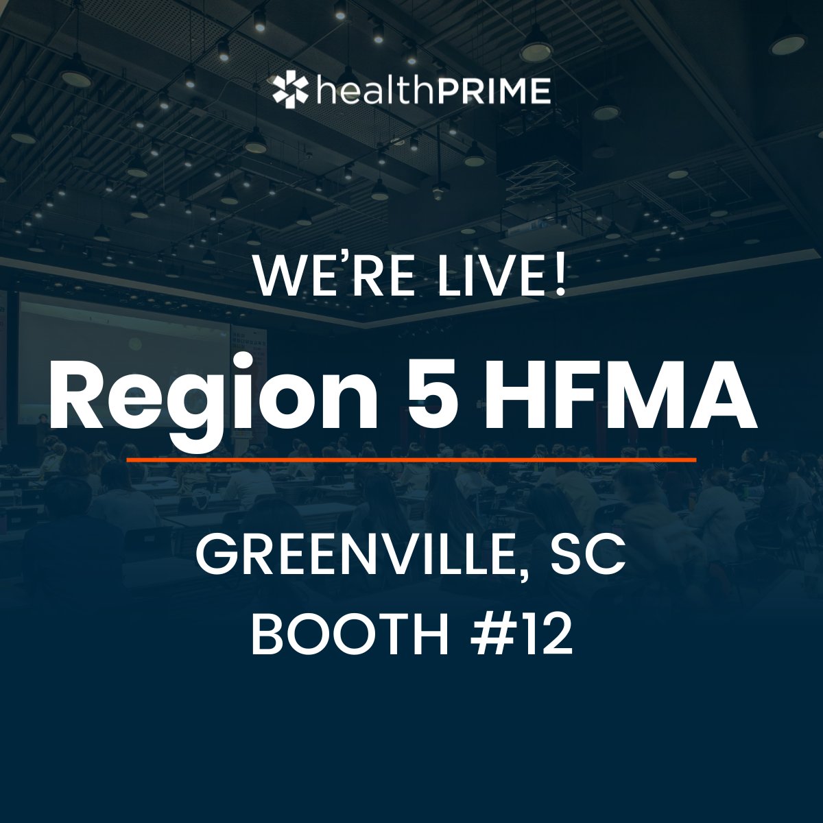 hpiinc's tweet photo. We’re live at the Region 5 HFMA South Eastern Summit in Greenville, SC!
Stop by Booth 12 to see how Health Prime is rethinking revenue cycle performance.
Not attending? Request a free RCM assessment: https://t.co/6FXwKTjDqv
#HFMA #RCM #HealthcareFinance https://t.co/67XQAaHALL