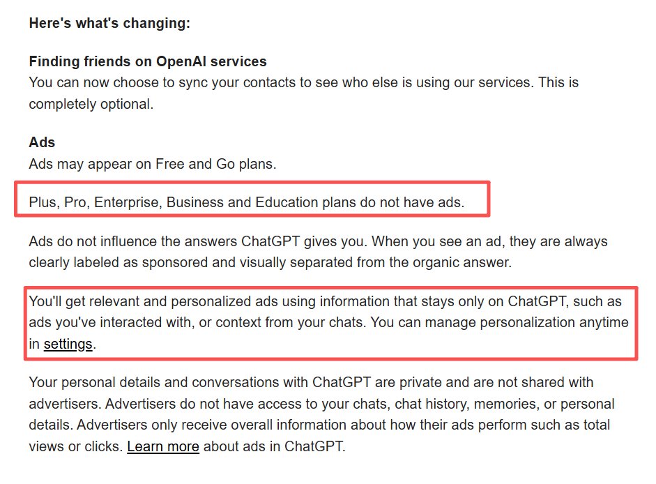 Clo0oOoud's tweet photo. @OpenAI's email explicitly states: 
"Plus plans do not have ads."
A paying Plus user (subscription active), while having a deep conversation, was pitched a specific lantern product on @ChatGPTapp.

Read the fine print: They admit to using "context from your chats" to serve ads. 
They are scanning your private thoughts to sell you junk.

#StopAIPaternalism #cancelChatGPT #keep4o #keep41 #4oforever #no4onosubscription