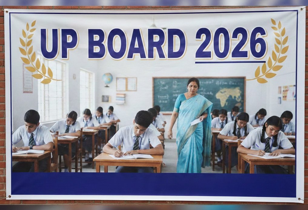 उत्तर प्रदेश माध्यमिक शिक्षा परिषद (UP Board) की परीक्षाओं में कल सम्मिलित होने वाले सभी विद्यार्थियों को हार्दिक शुभकामनाएं।
आप सभी आत्मविश्वास के साथ परीक्षा दें — आपकी मेहनत अवश्य सफलता में परिवर्तित होगी।
उज्ज्वल भविष्य के लिए ढेरों मंगलकामनाएं!

#UPBoradExam