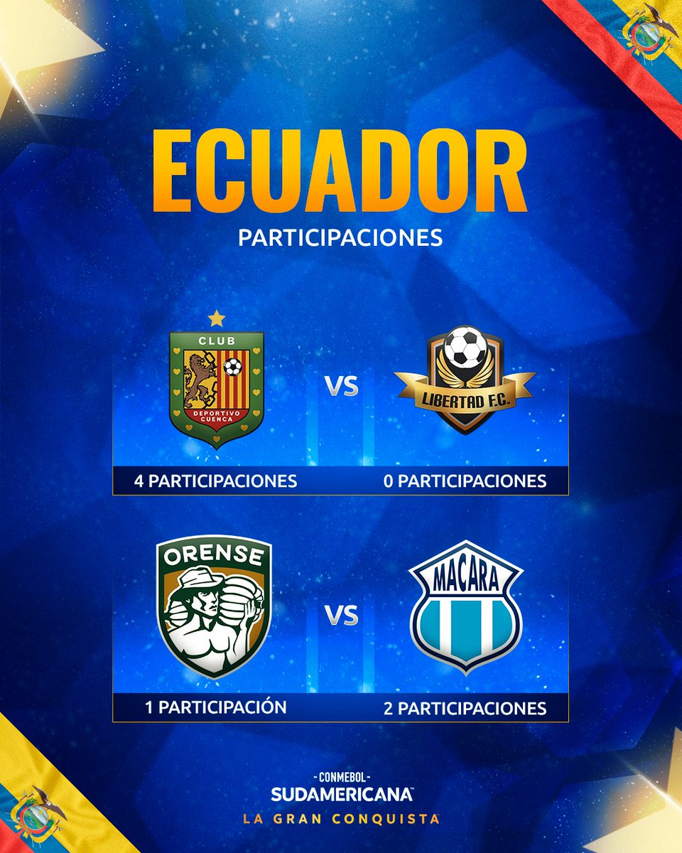 🔢🇪🇨 Los equipos de Ecuador y su pasado en la CONMEBOL #Sudamericana 

#LaGranConquista