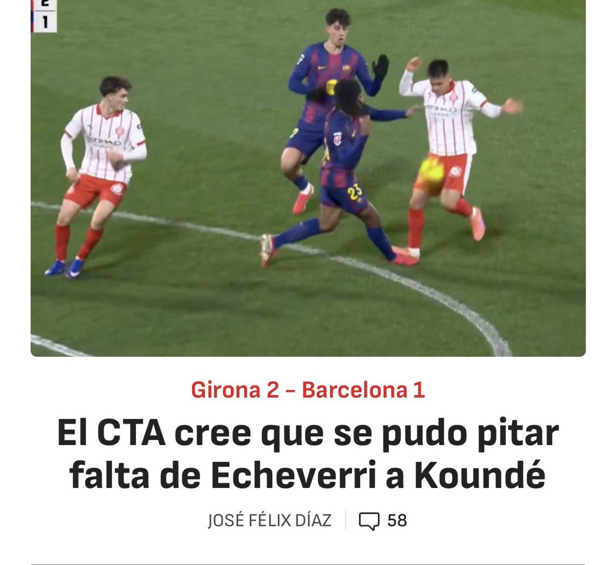 Como bien dice <a href="/TsubasaMur/">Rubén ⭐</a> lo que no puede ser es que el mismo comité que dice que el gol del Espanyol es válido y que fue un error arbitral pitar esa falta, diga que este gol no debió subir. Es que una delincuencia hacia un club que no he visto jamas.