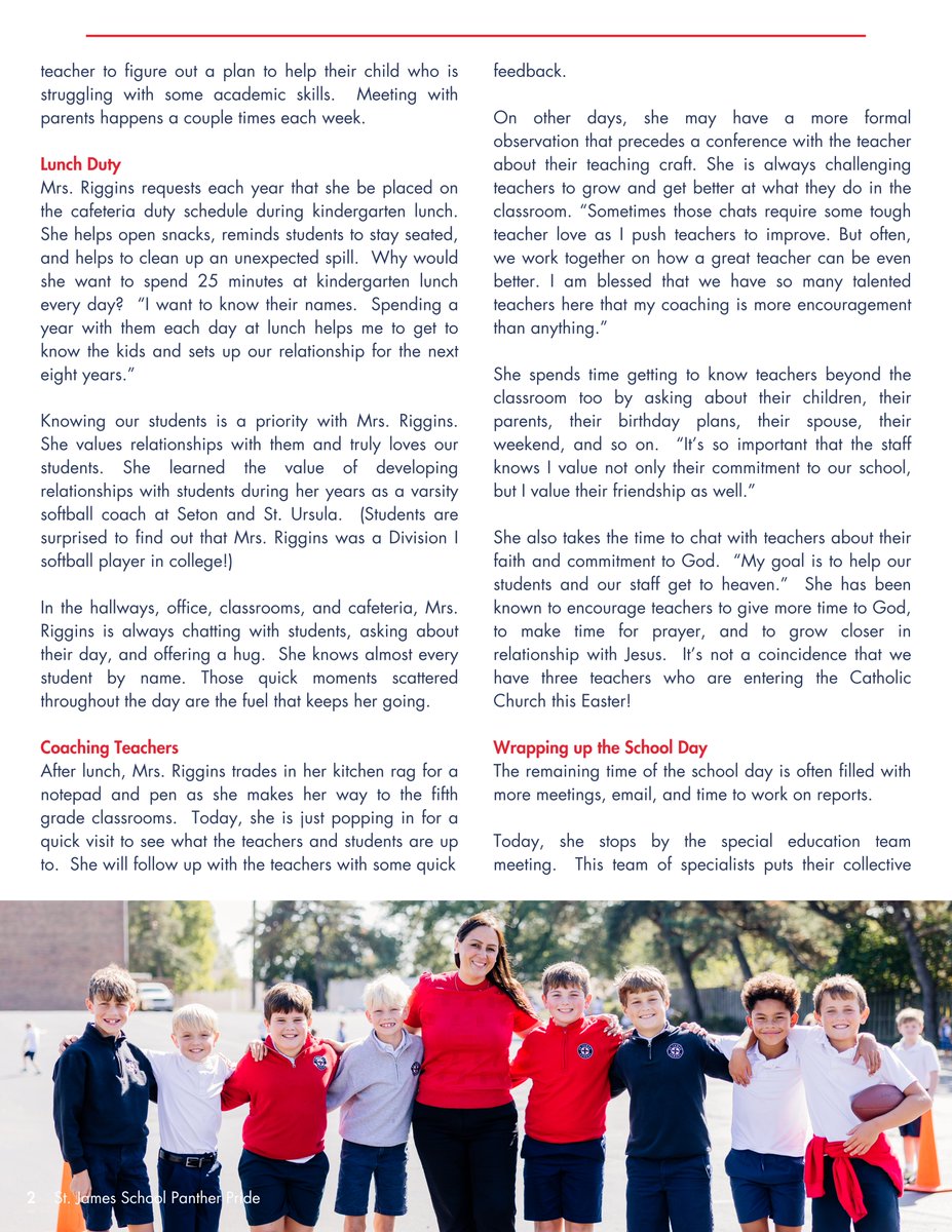 St. James School WO tweet media