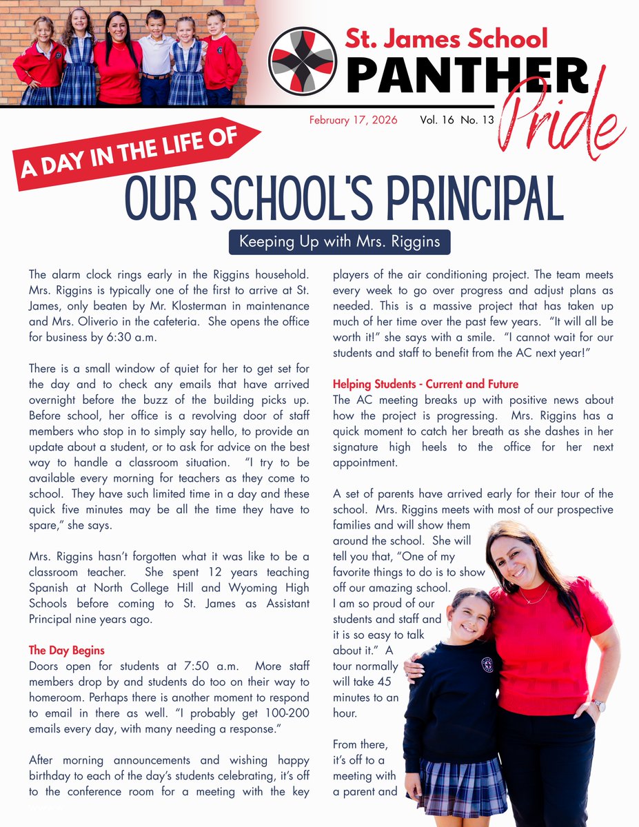 St. James School WO tweet media