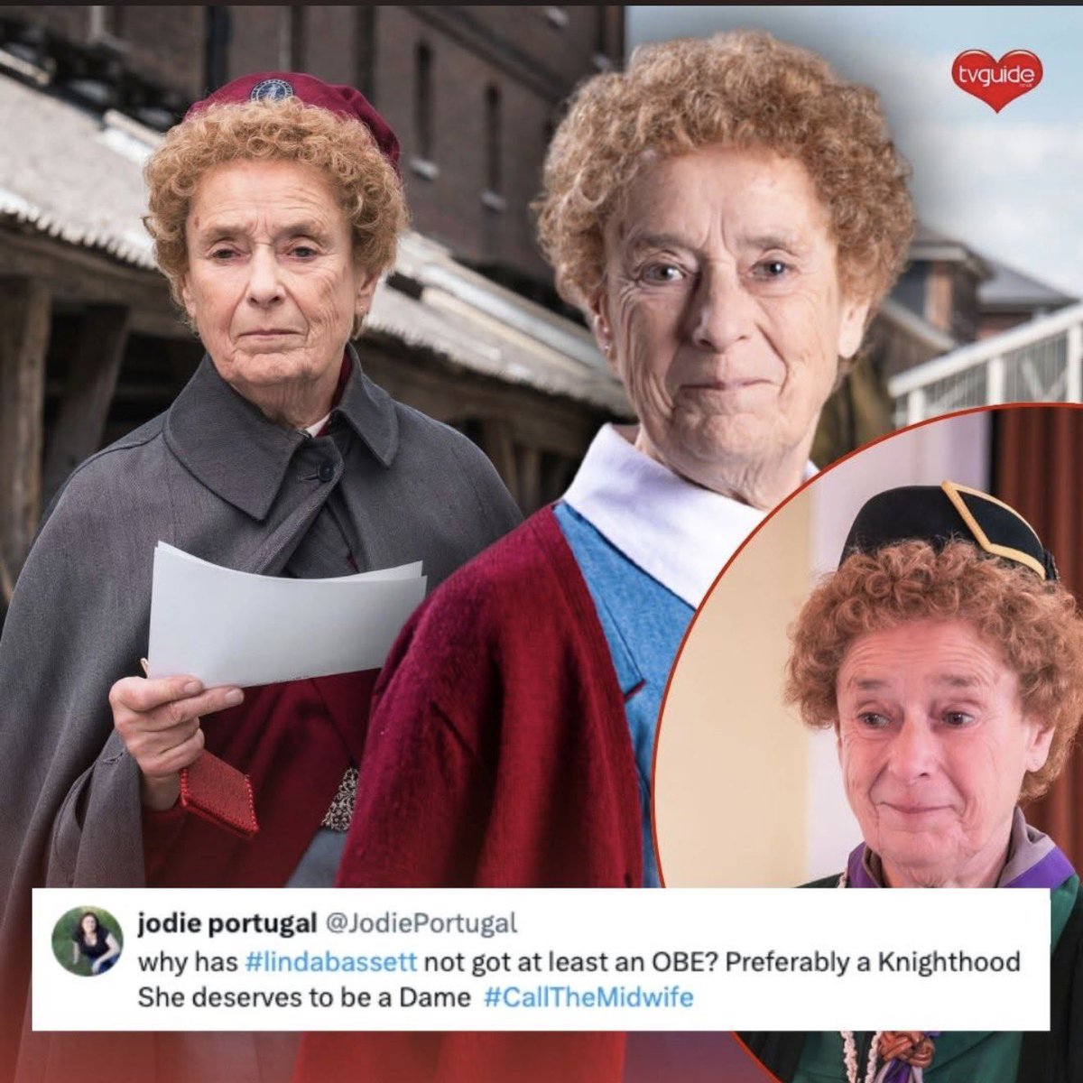 We couldn’t agree more, Jodie!! We all love Linda &amp; Nurse Crane ❤️ 

#CallTheMidwife #LindaBassett