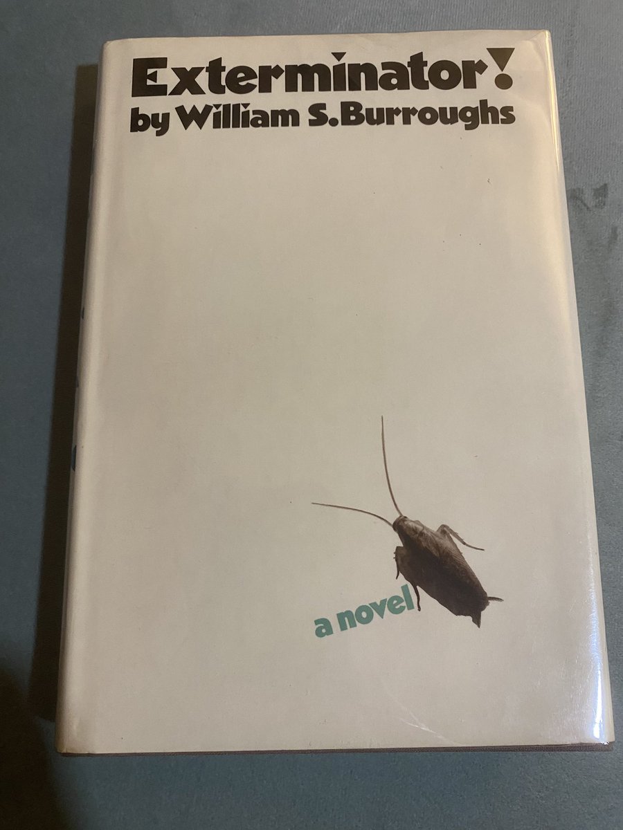 JD31614's tweet photo. Exterminator by William S. Burroughs , First Edition , First Printing , Signed , Viking Press 1973 , Fine , Not For Sale. One of 7,500 copies. #WilliamBurroughs #BeatGeneration #NakedLunch #Junkie #Junky https://t.co/oaGUlFPdFP
