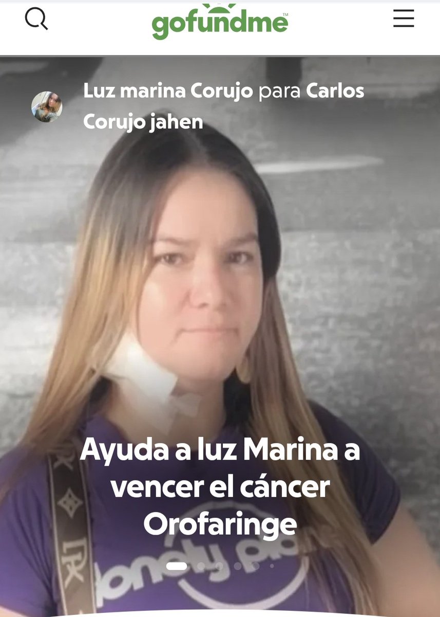 Luz Marina Corujo es una joven venezolana. Madre y maestra, es docente de Física, disciplina en la que tenemos un gran déficit de profesores. Sus colegas la respetan, sus alumnos la adoran, su familia la necesita. Apoya esta recaudación de fondos. AYUDA: gofund.me/89160bd3c