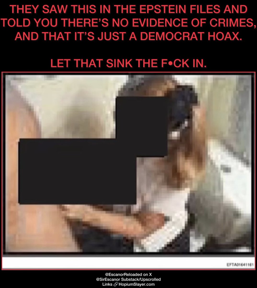 EscanorReloaded's tweet photo. You’re not angry enough. 

They ALL saw this. Do you understand? https://t.co/mKIoFgzO0i