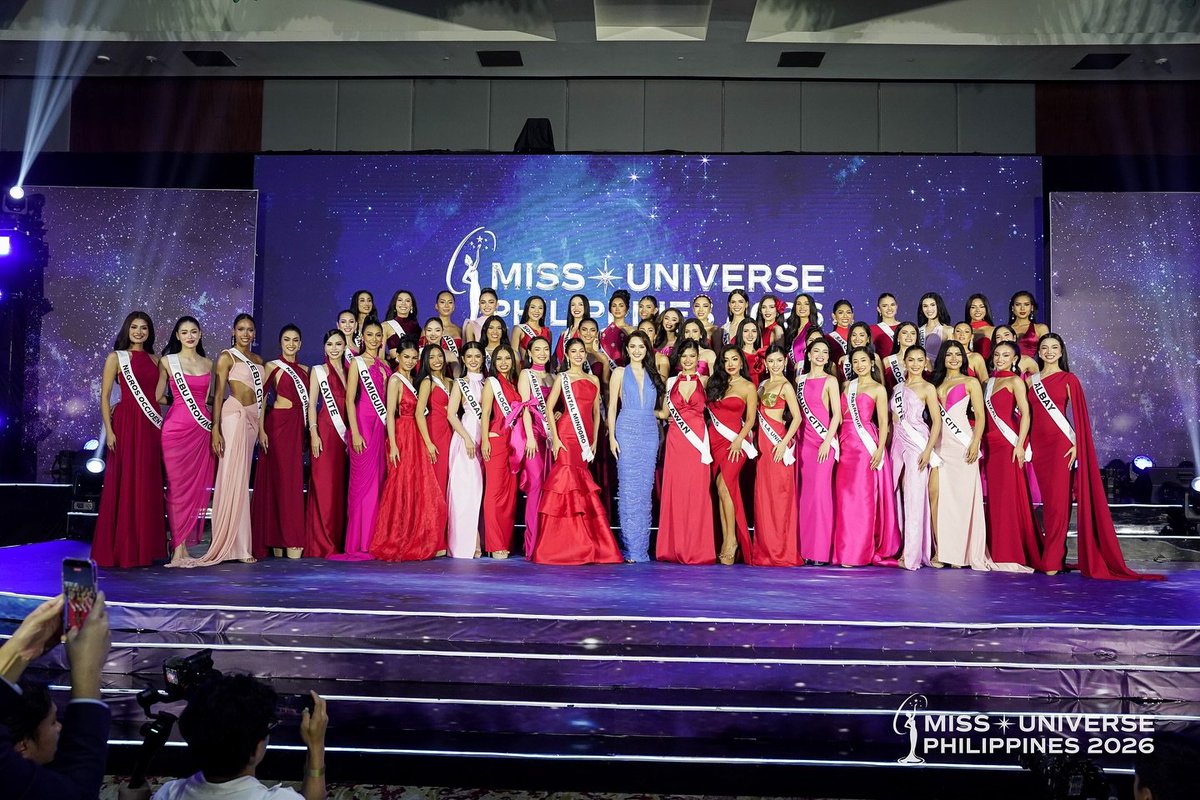 Miss Universe Philippines 2026 :  Our official delegates gathered at City of Dreams Manila, officially beginning their journey to the crown.📷Miss Universe Philippines
#MUPH