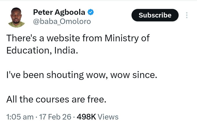 Nigerians are taking advantage of our free resources, while most of us are probably unaware that they exist.