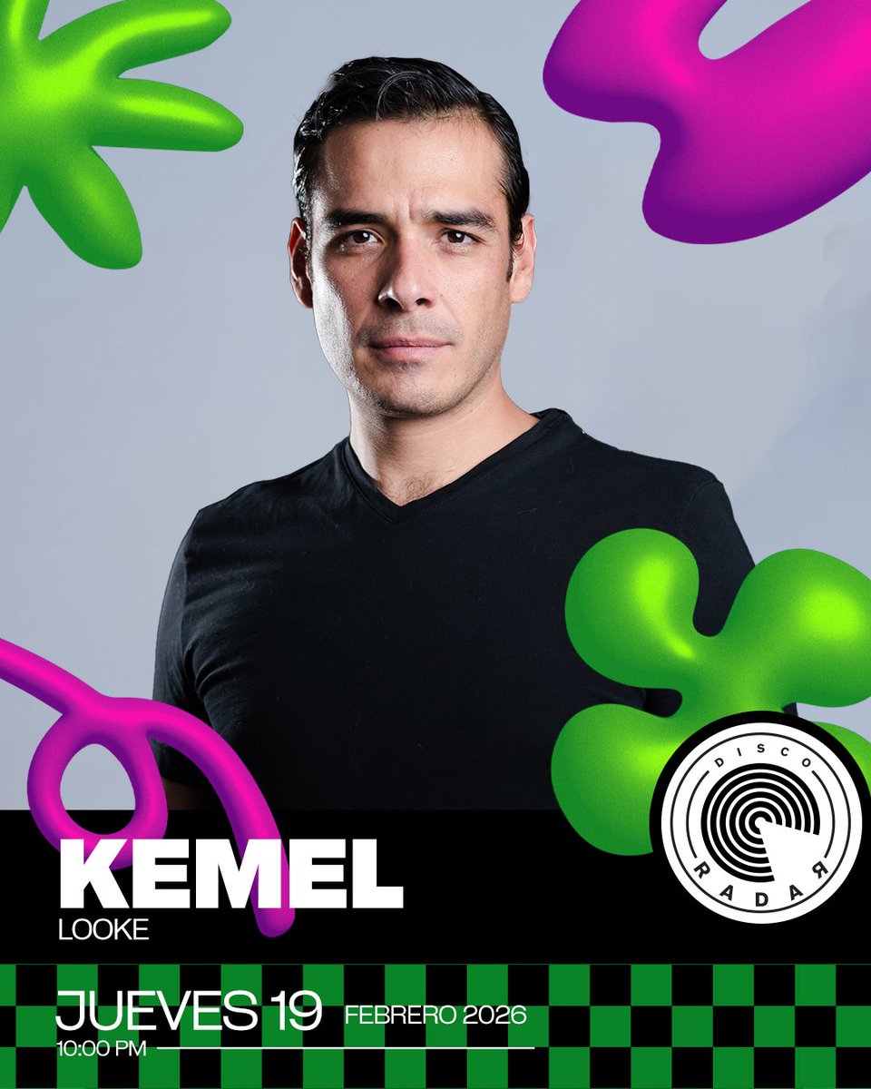Este Jueves abrimos la semana en Disco Radar con Kemel [Looke], los esperamos!
