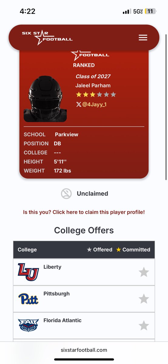 Jaleel Parham tweet media