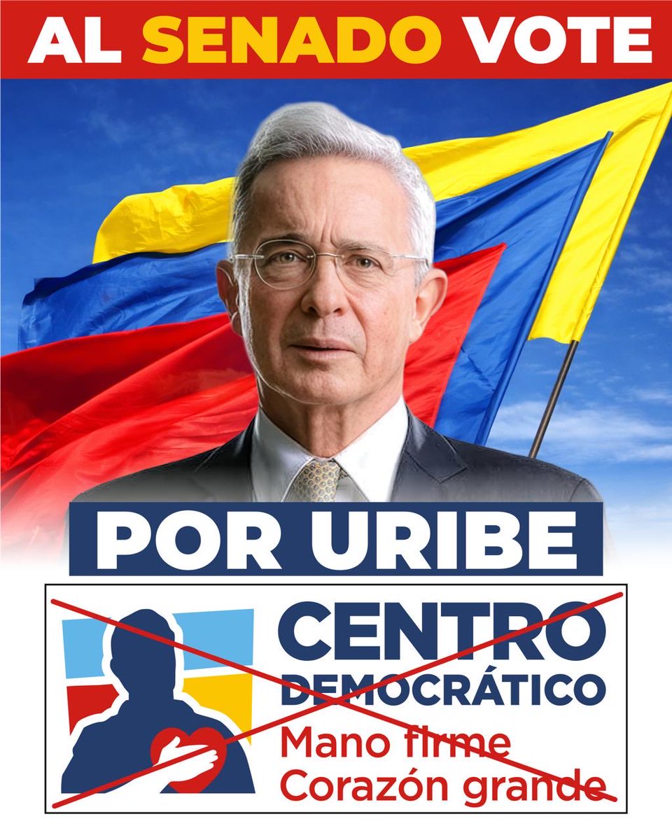 Al Senado de la República ⁦<a href="/AlvaroUribeVel/">Álvaro Uribe Vélez</a>⁩