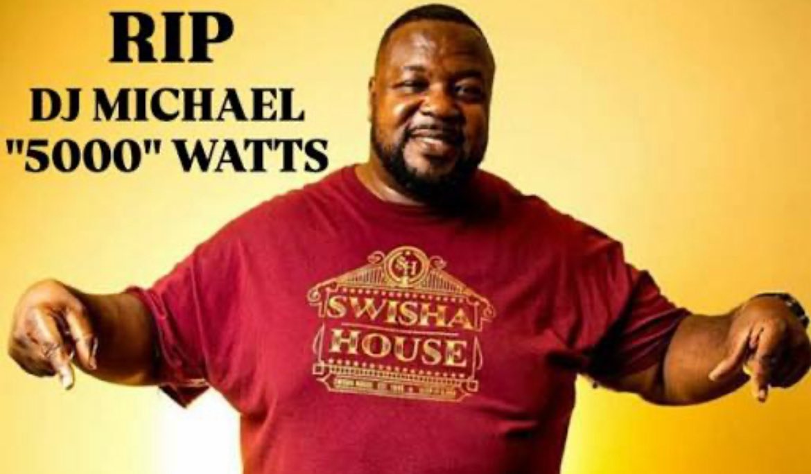 The South laid to rest a true legend yesterday. Rest in Power DJ Michael 5000 Watts!