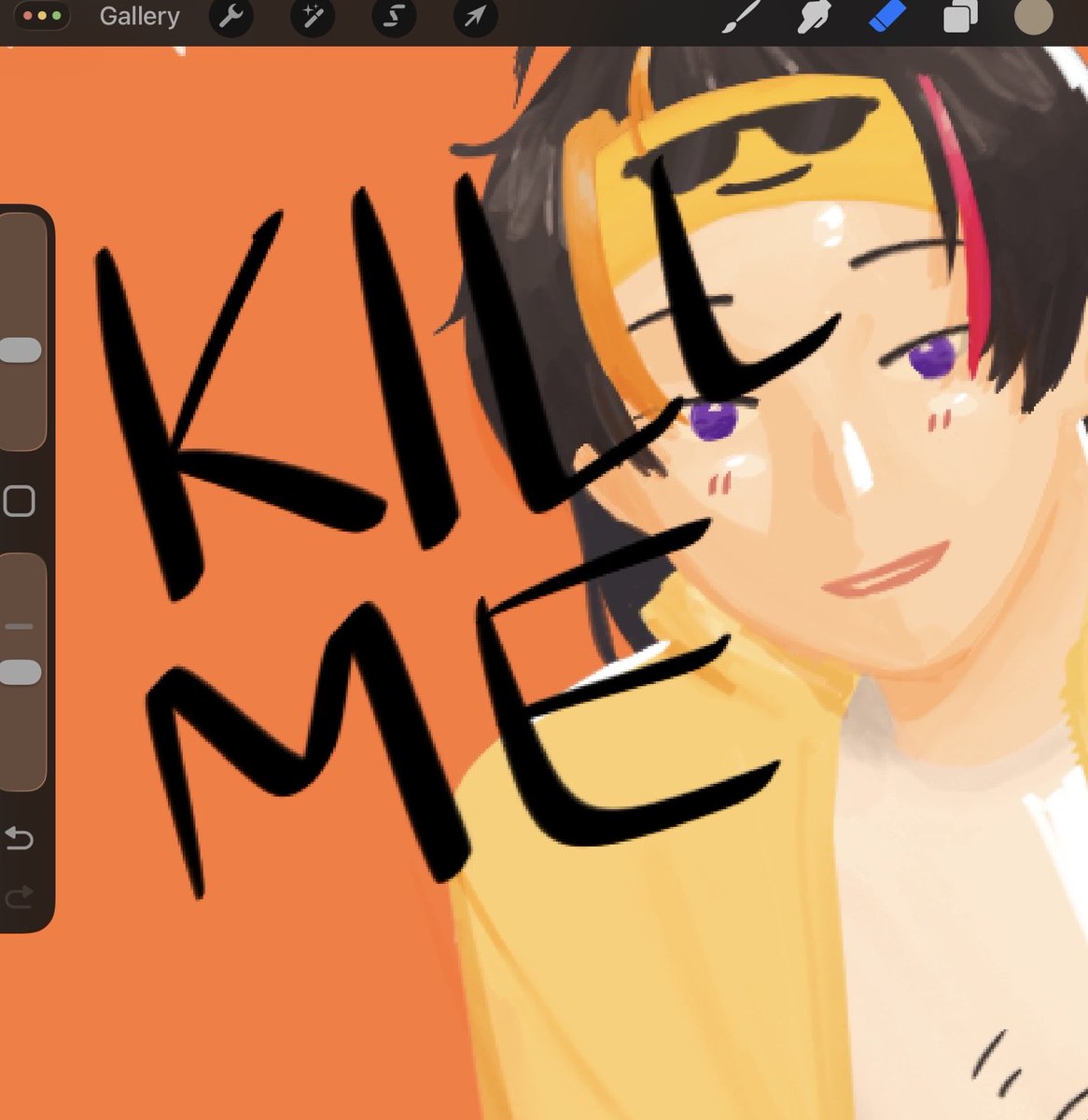 trying to finish drawing = medieval torture