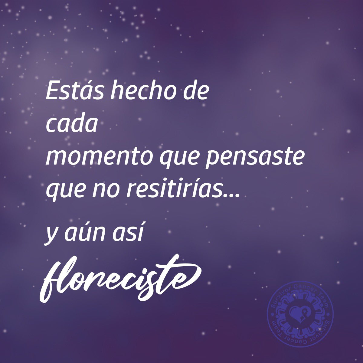 Estamos hechos de los pedazos que creímos que no resistiríamos… y aun así, florecimos. 🌿
No nos rompimos. Nos transformamos.