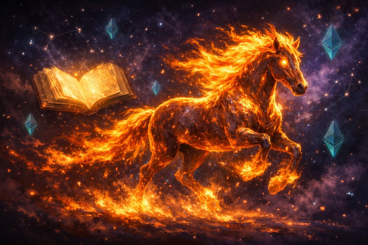 #BOOECELEBRATION

新春快乐 🐎

Year of the Snake taught us to shed what doesn't serve.
Year of the Fire Horse - we ride.

To every builder who kept going when the timeline said quit: this year is yours.

Happy Lunar New Year from the Book of Ethereum. 📖🔥
