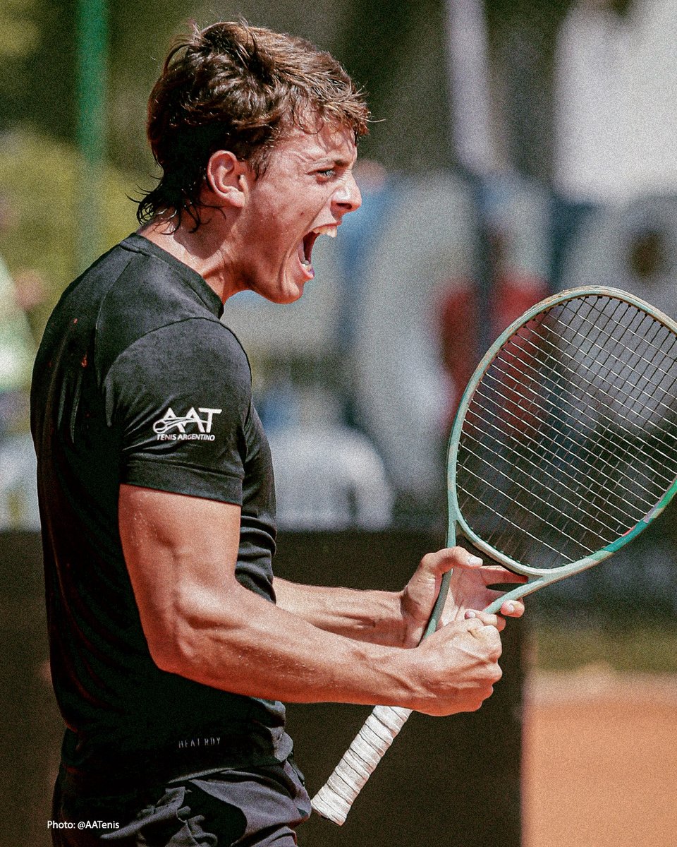 What it means 🦁

Three hours and 26 minutes later, Carlos Zarate saves two match points to defeat Damas 6-7(4), 7-6(4), 6-3 and reach the second round in Tigre

#ATPChallenger | <a href="/AATenis/">Asociación Argentina de Tenis</a>