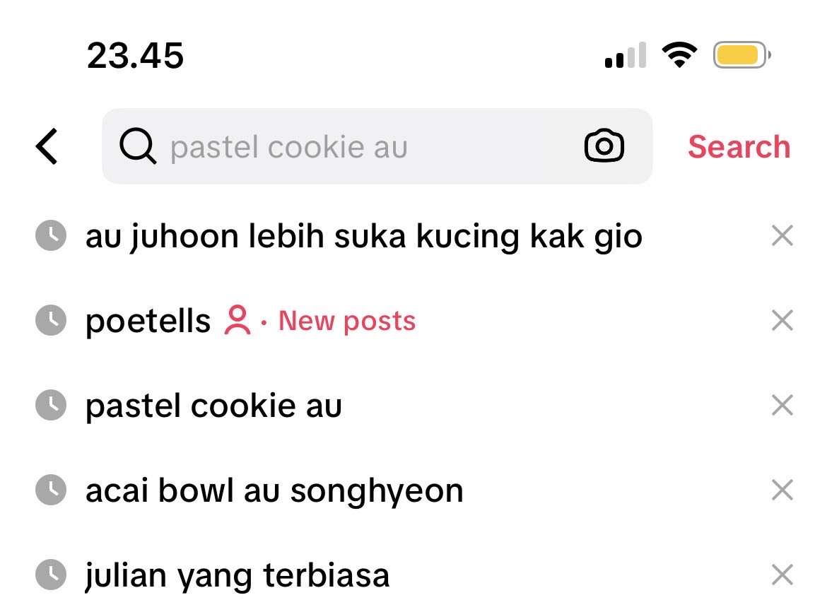 periiwinkless's tweet photo. search bar tiktok gweh 😁😁😁🫰🏻🫰🏻🫰🏻 https://t.co/ABm6ztqP1g