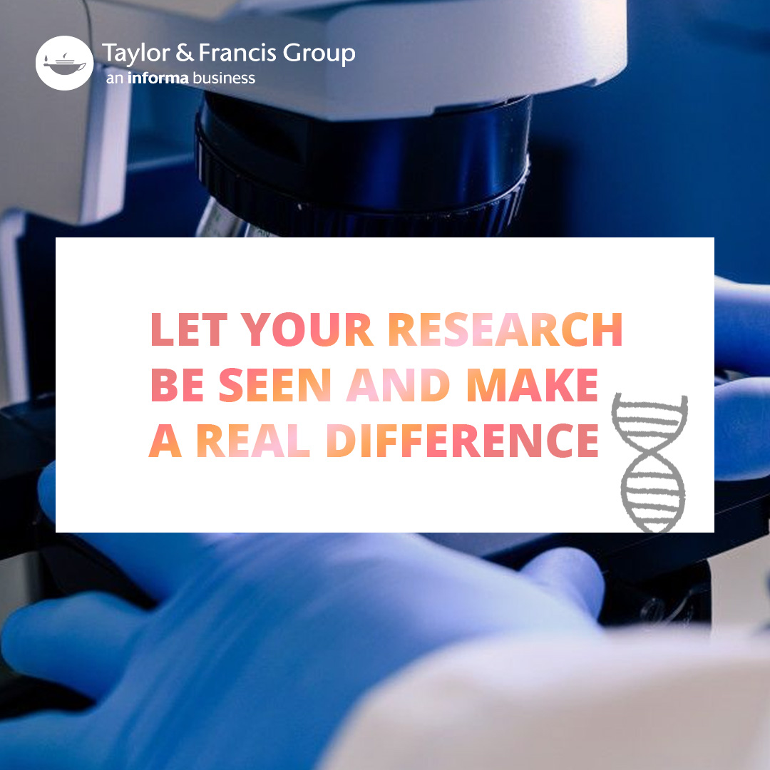 tandfonline's tweet photo. Your medical research can help advance high-quality healthcare and improve wellbeing, supporting the goals of Saudi Vision 2030 and UAE Vision 2040.
Share your work with Taylor &amp; Francis and contribute to a healthier future.
Submit your research.