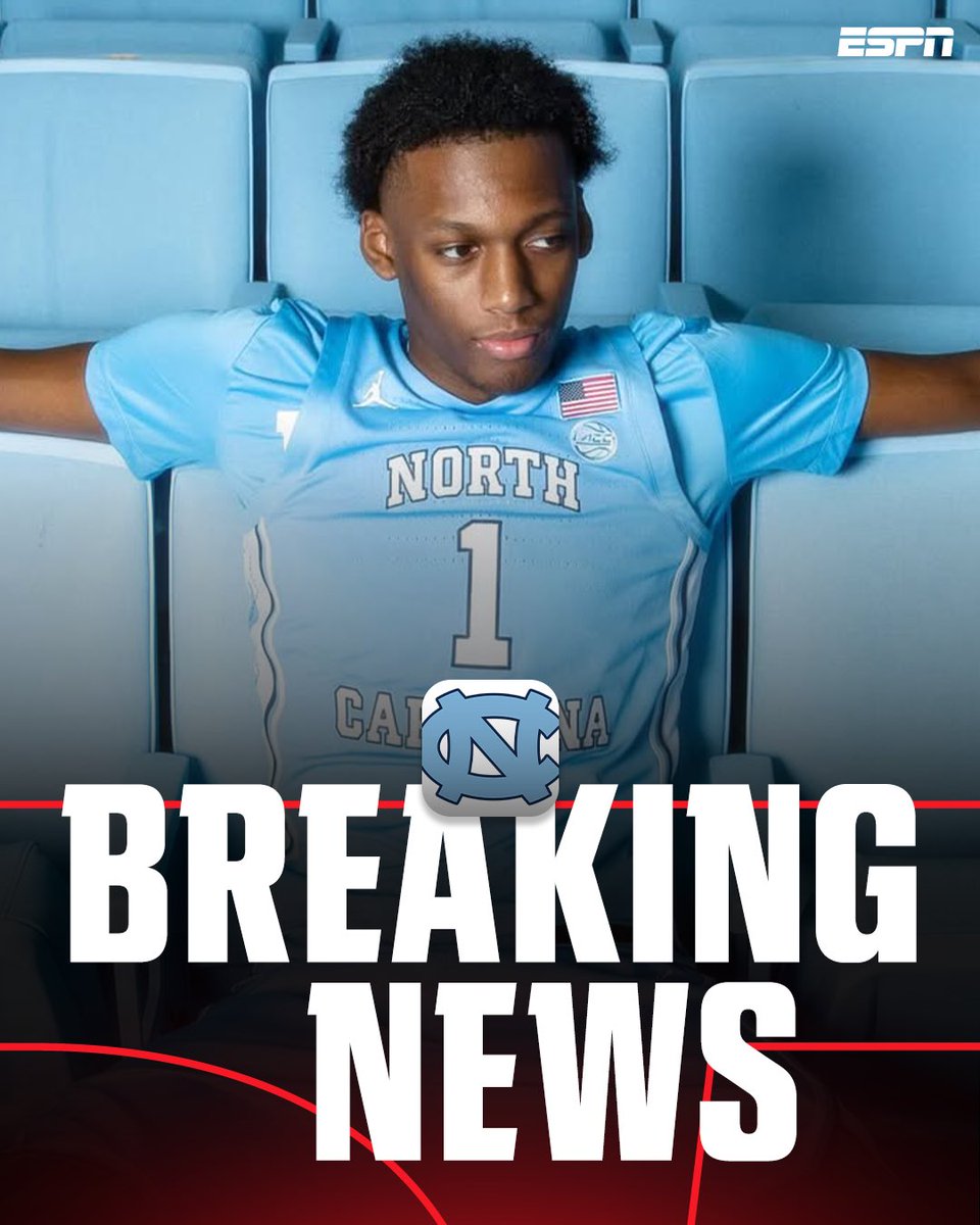 Breaking: Dylan Mingo, the No. 9 ranked player in the SC Next 100 for the Class of 2026, has committed to North Carolina, he told Stephen A. Smith on <a href="/FirstTake/">First Take</a>.