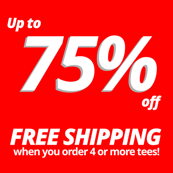 ♥️5 People who ‘Repost’ this WIN a FREE TEE! 🔥Our BIG Spring SALE is NOW ON!! 🌼💥SAVE UP TO 7️⃣5️⃣% at qwertee.com/shop?sort=price!!😍 ALL TEES - including Dailies - are £8/€10/$12 or LESS!! ✅ FREE SHIPPING for 4+ Tees! 👉 Limited Tees from £4/€4/$4 so🏃HURRY, WHILE STOCKS LAST!!