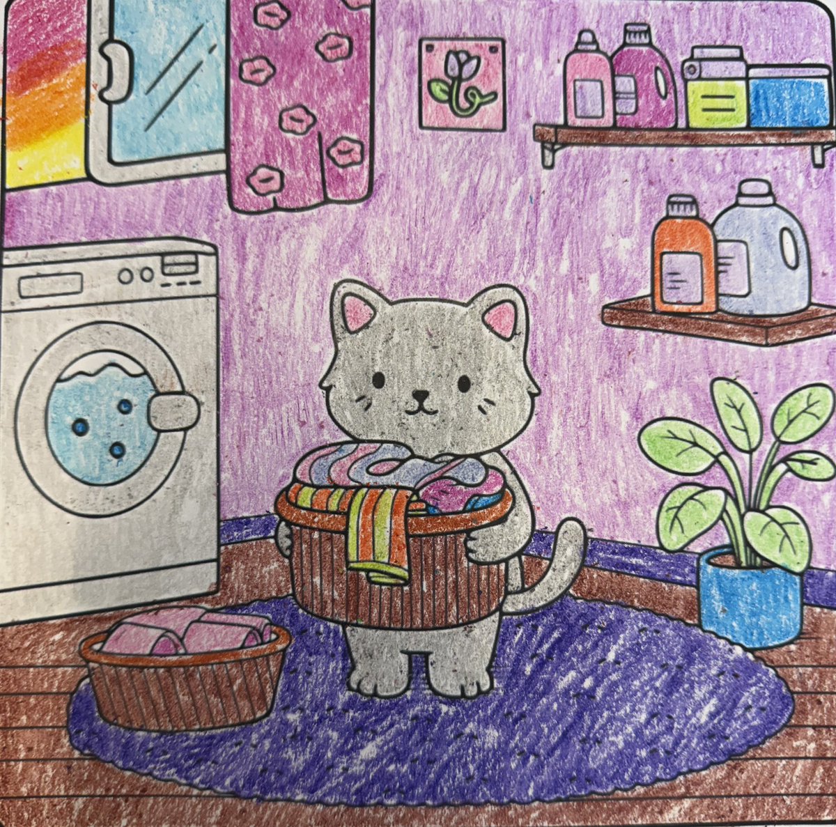 madameraerae's tweet image. One of my newest hobbies is coloring and I’ve loved these sweet pages from @cocobearcustom #coloring #crafting #relaxing #artsandcrafts