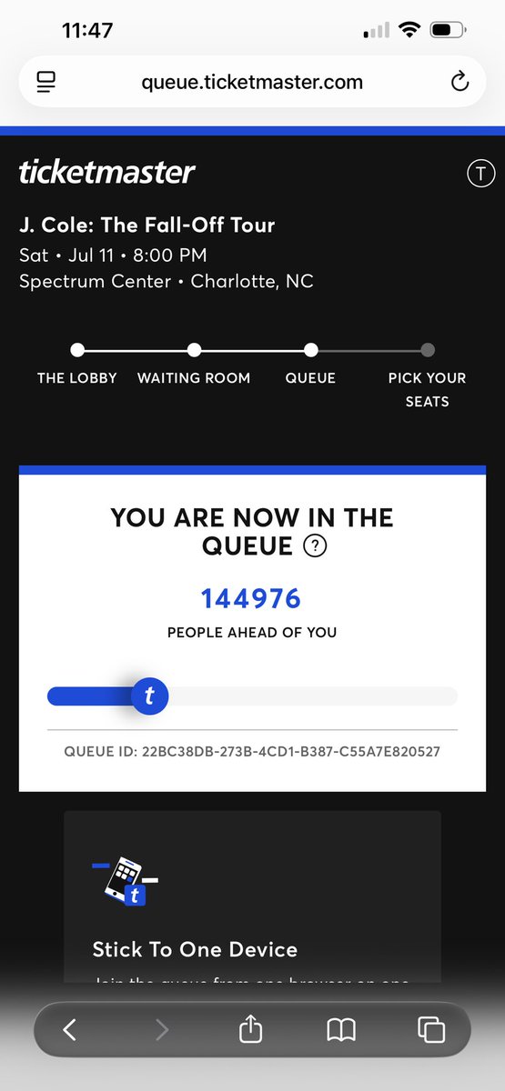 sislovespurple's tweet image. Omggg!!! Leave the tickets for the serious fans!! Been waiting in line since 10:58 WTFFFF #thefallofftour @JColeNC