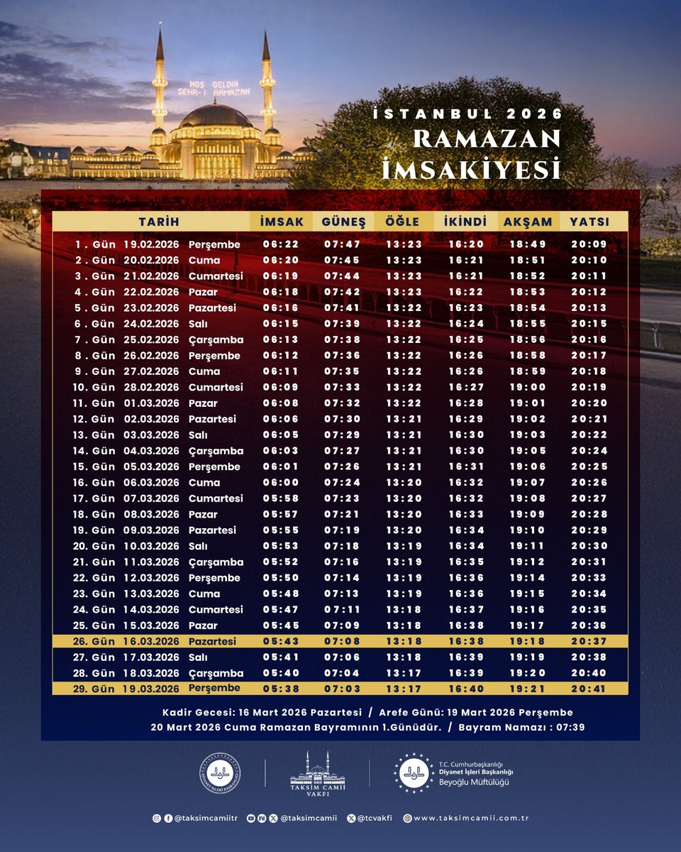 Taksim Camii tweet media