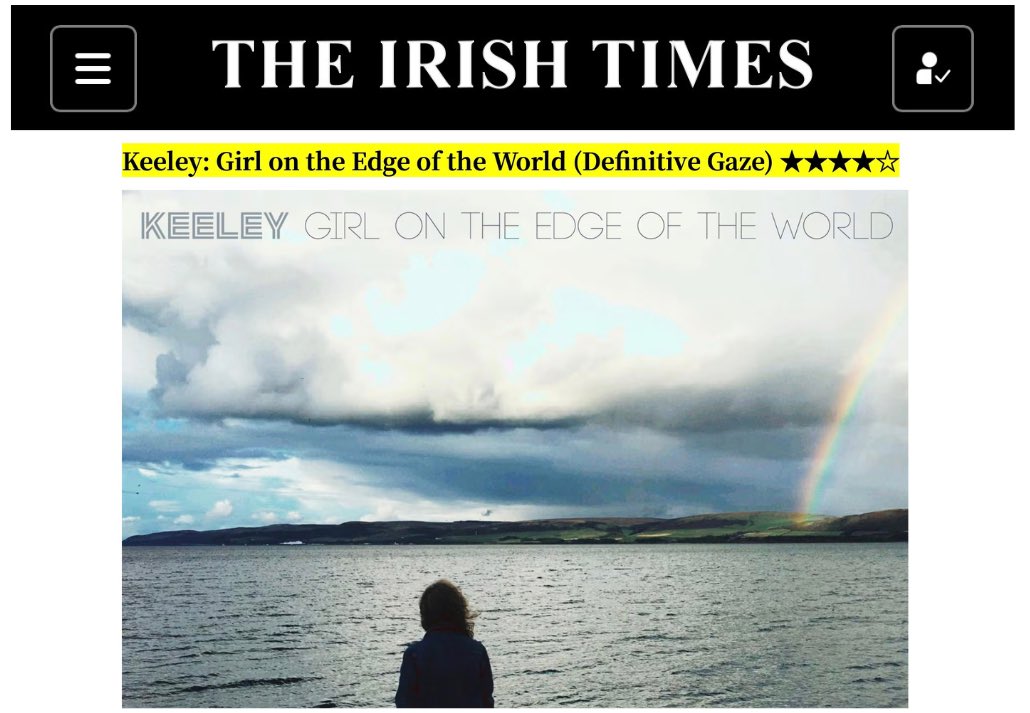 KEELEYsound's tweet photo. 4-Star review of our new album in The Irish Times https://t.co/d4AmekEmPI

“…contains enough vivid psych-rock/shoegaze bangers to trigger an early Guy Fawkes night” 

Our thanks to Tony Clayton-Lea

Our album in stores this Friday on Ltd. Edition 2xVinyl &amp; CD. Love, Keeley 🩵🖤 https://t.co/yAdJbppA9f