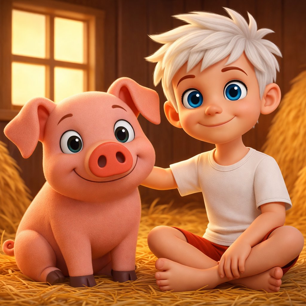 Lasse lives in a small village in Sweden. There are many farms there, where pigs are also kept. The boy dreams of being able to take care of his own pig and is given the chance by the Porkomancer program to train as a pig farmer.