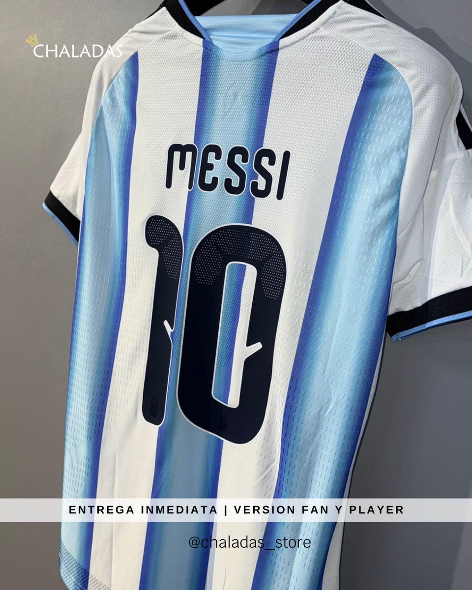 🇦🇷🔥 ¡Llegó la pasión albiceleste! 🔥🇦🇷
Luce los colores del campeón con esta increíble camisa de Selección de fútbol de Argentina 💙🤍💙
#argentina #mundial2026 #chaladas
