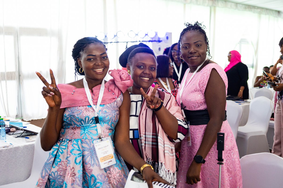 FemnetProg's tweet photo. If pink symbolizes strength and identity, we wore it LOUD and PROUD! 💗

🔥 The energy? Unmatched. The vibe? Unstoppable.

💪🏾 On to Day 2 and we’re just getting started!

Drop your guesses below 👇🏾what colour are we rocking tomorrow? 🎨✨

See you then! 💃🏾

#CSW70 https://t.co/zxxFB3ErK5