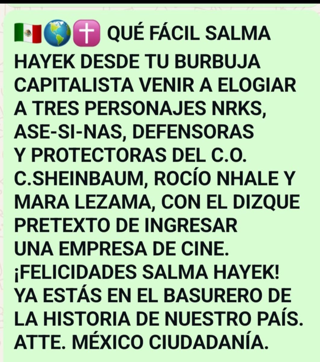 🇲🇽🌎✝️ MÉXICO CIUDADANÍA DA CLIC 👇🏻
facebook.com/share/r/14UcbK…
<a href="/dlacalle/">Daniel Lacalle</a> 
<a href="/SecMarcoRu7700/">Sec Marco Rubio</a> 
#OremosJuntos
#RosariosDiariosPorMéxicoYelMundo
#MorenaNarcoPartido
#LópezYSheinbaumAlPenal