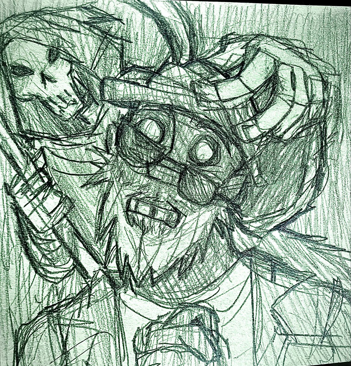 imagine being hunted by death itself💀 #russel #gtwt #gorillaz