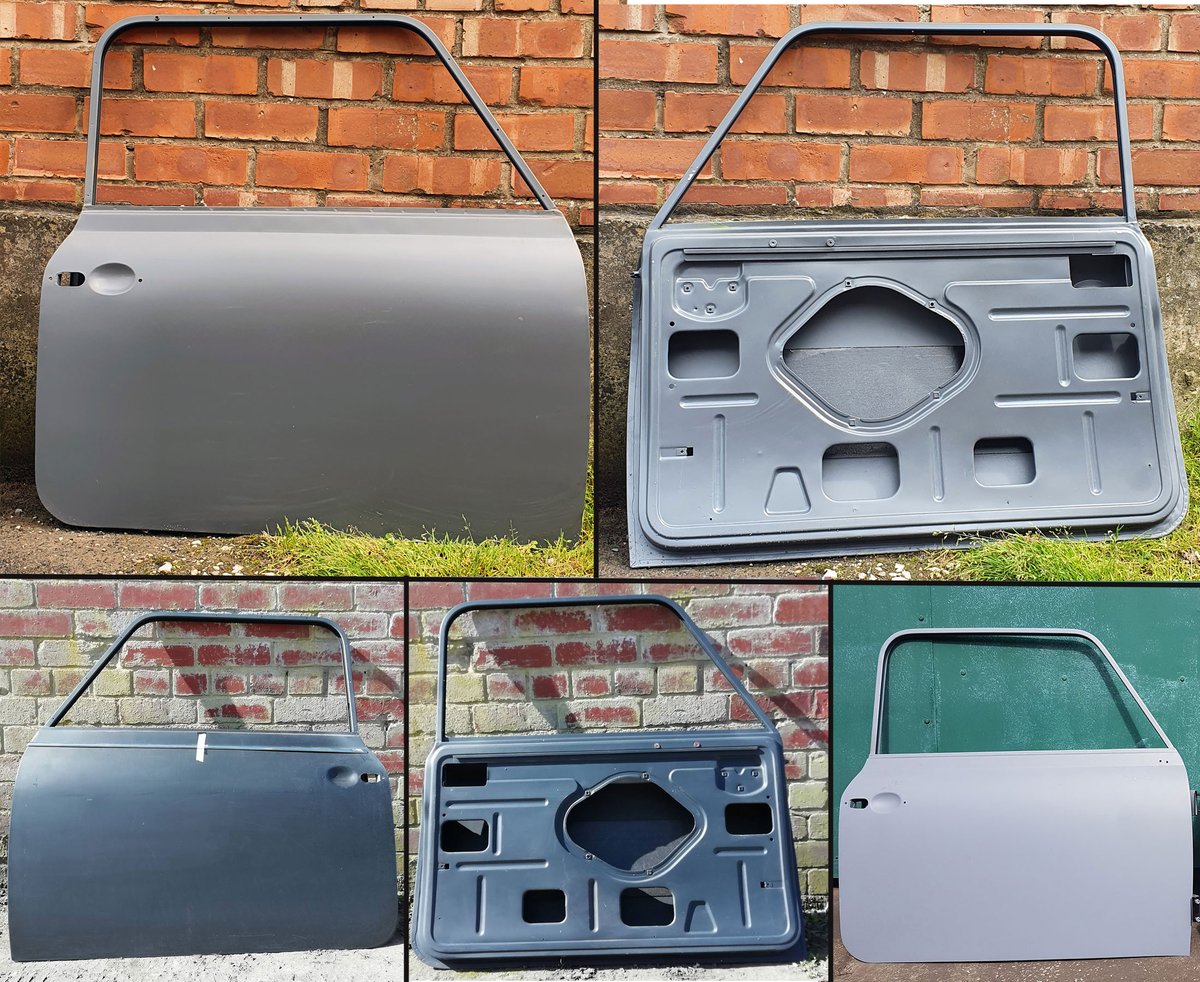 The Mini Door Company repairs the following Mini doors - Mk3, MK4, and Mk3 Elf (Internal Hinges), Mk2, Minivan, Traveller, Hornet, Elf (External Hinges), and Miniminus. We also convert doors to Streetfighters, lightweight doors for racing. Call Mick on 07787 376 977