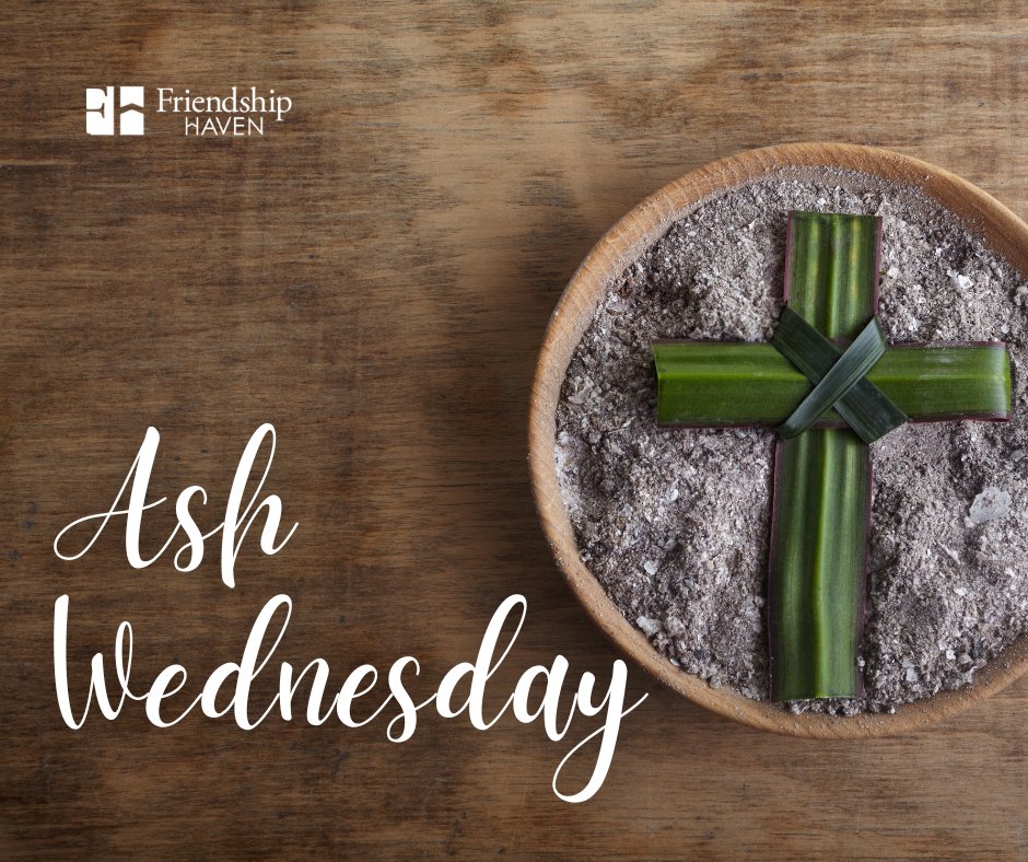 Friendship_FD's tweet photo. To all those who celebrate, Happy Ash Wednesday from all of us here at Friendship Haven. https://t.co/X9cDxYvYF7