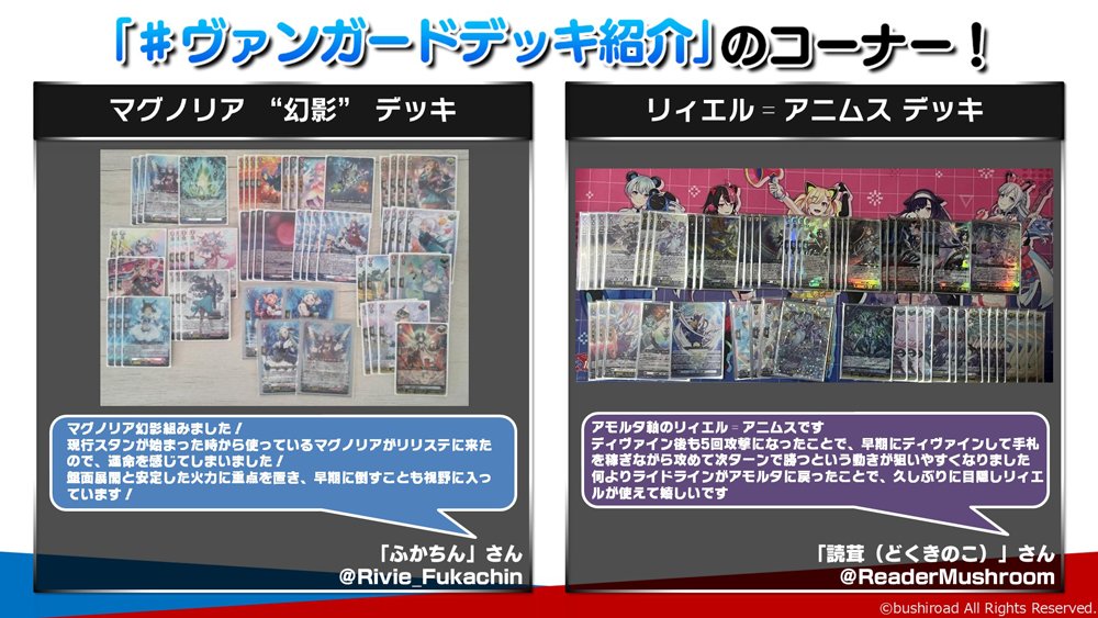 週ヴァン】 #ヴァンガードデッキ紹介 コーナー 🌟☯️ブースターパック