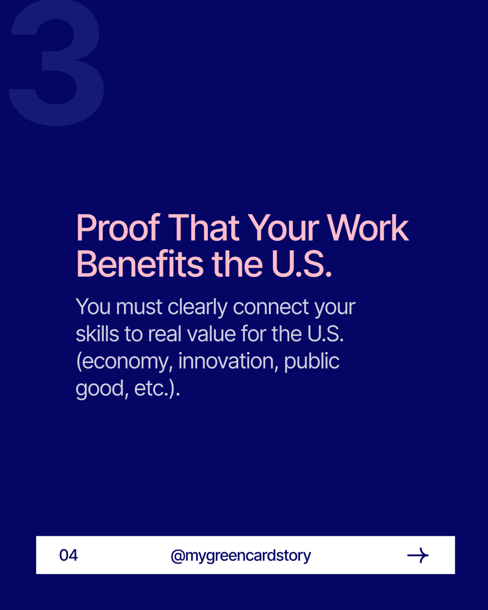 mygreencardstry's tweet photo. Your degree alone isn’t enough. Your job title isn’t enough. What matters is your impact, your evidence, and how well your story is presented. This is what immigration officers actually look for.
#EB2NIW2026 #VisaApproval #ImmigrationTips #GreenCardSupport #USRelocation https://t.co/wkiGi0w7su