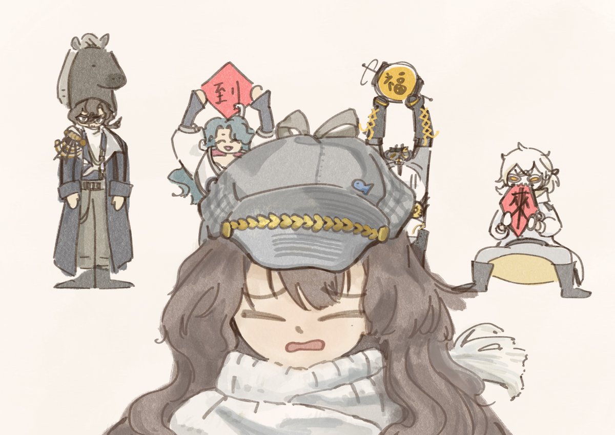 恭喜發財，新年快樂！
#Reverse1999 #Marcus