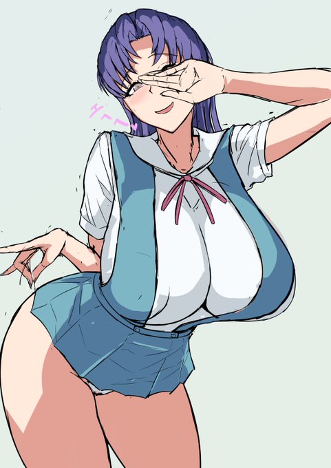 うわキツなミサトさんのラフです 