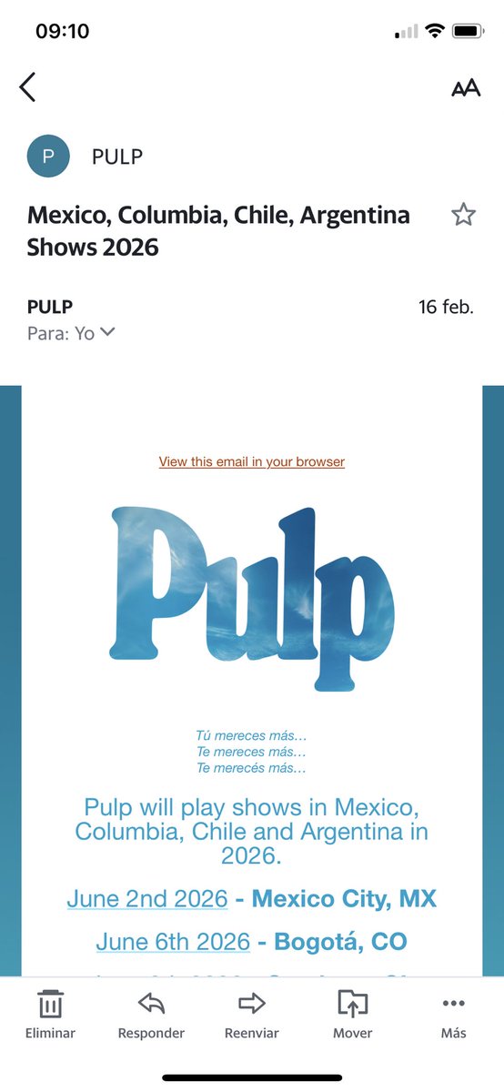 Espero MORE de los que llevan las cuentas de PULP,  como por ejemplo, saber la diferencia entre Columbia y Colombia 🇨🇴🫣