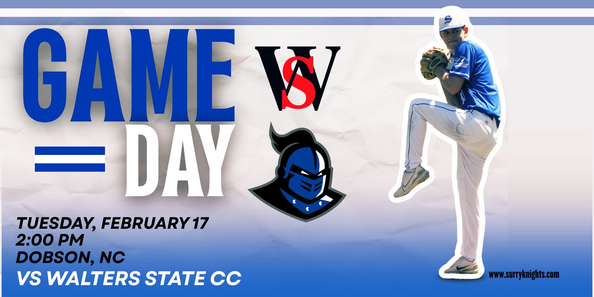 Surry baseball hosts <a href="/WSCCbaseball/">WaltersStBaseball</a> on Tuesday at 2:00 pm.